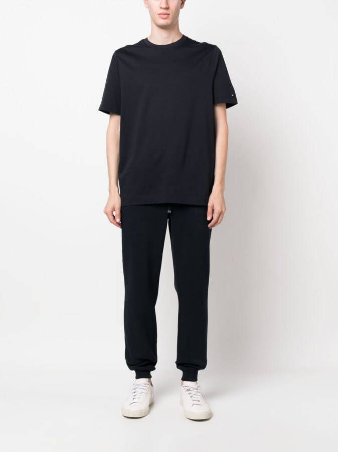 Tommy Hilfiger T-shirt met geborduurd logo Blauw
