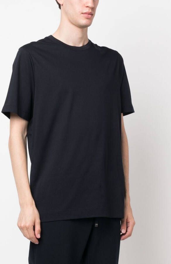 Tommy Hilfiger T-shirt met geborduurd logo Blauw