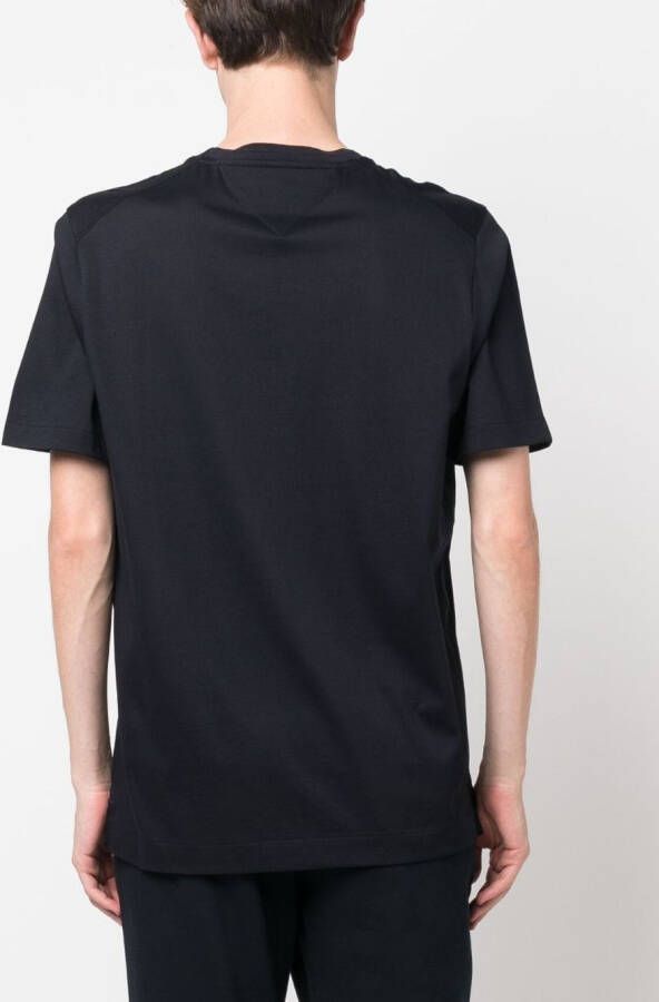 Tommy Hilfiger T-shirt met geborduurd logo Blauw