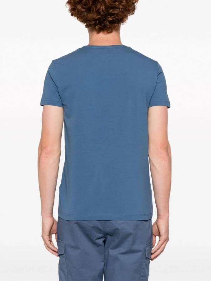 Tommy Hilfiger T-shirt met geborduurd logo Blauw