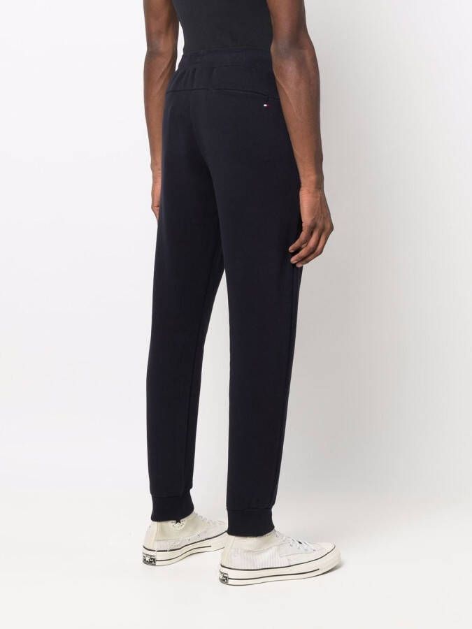 Tommy Hilfiger Trainingsbroek met toelopende pijpen Blauw