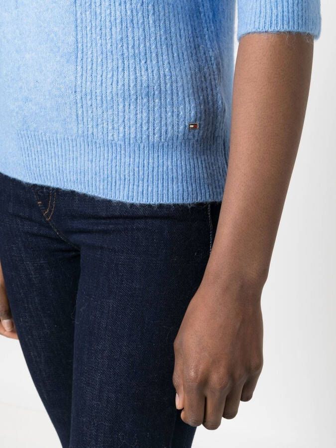 Tommy Hilfiger Trui met V-hals Blauw