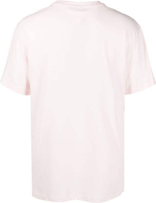 Tommy Jeans T-shirt met logopatch Roze