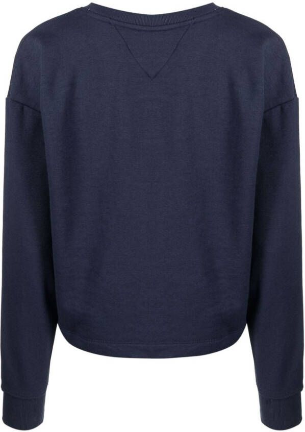 Tommy Jeans Sweater met logoprint Blauw