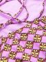 Tory Burch Badpak met monogramprint Paars - Thumbnail 3