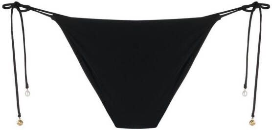 Tory Burch Bikinislip met gestrikte zijkant Zwart