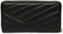 Tory Burch Kira portemonnee met rits en chevron streep Zwart - Thumbnail 2