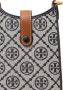 Tory Burch Telefoon crossbodytas met T monogram Blauw - Thumbnail 4