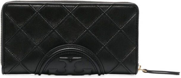 Tory Burch Leren portemonnee Zwart