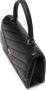 Tory Burch Mini Kira schoudertas met chevron streep en kettinghengsel Zwart - Thumbnail 4