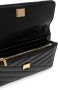 Tory Burch Mini Kira schoudertas met chevron streep en kettinghengsel Zwart - Thumbnail 5