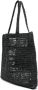 Tory Burch Ella gehaakte shopper Zwart - Thumbnail 4