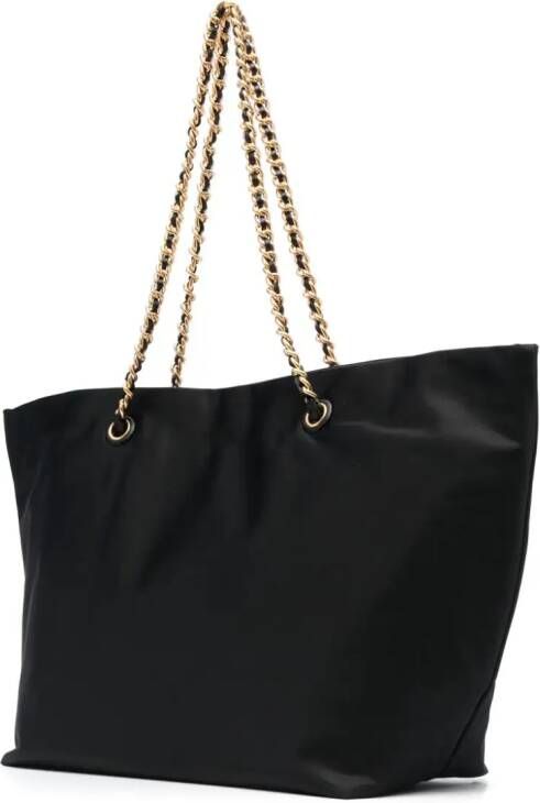 Tory Burch Ella shopper met ketting Zwart