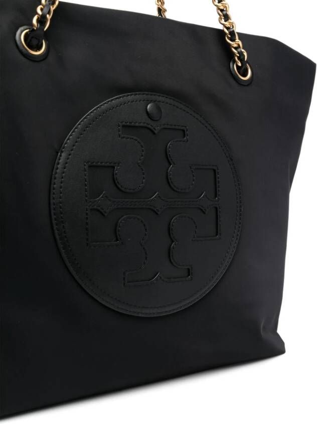 Tory Burch Ella shopper met ketting Zwart