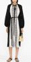 Tory Burch Midi-jurk met borduurwerk Zwart - Thumbnail 2
