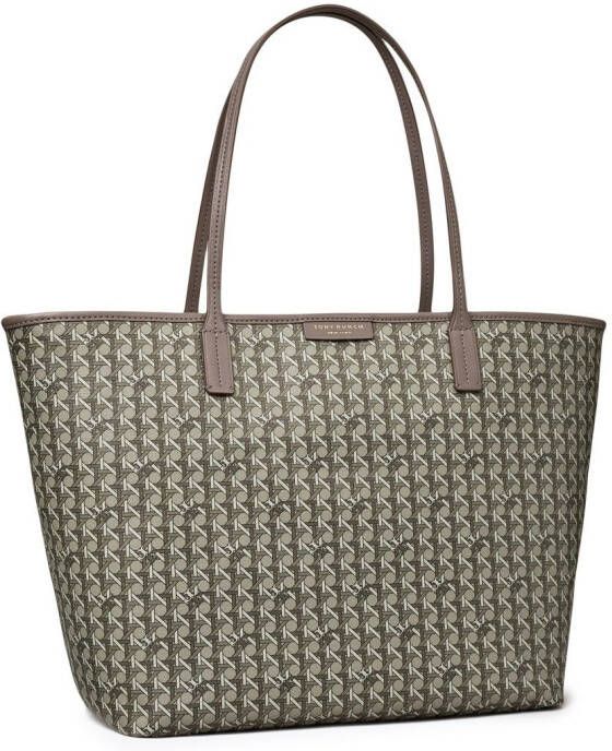 Tory Burch Ever-Ready shopper met patroon Grijs
