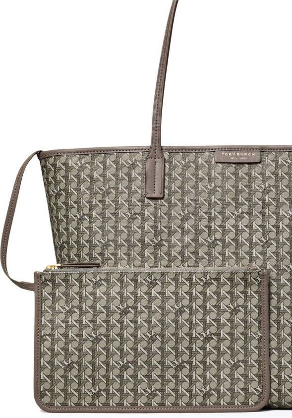 Tory Burch Ever-Ready shopper met patroon Grijs