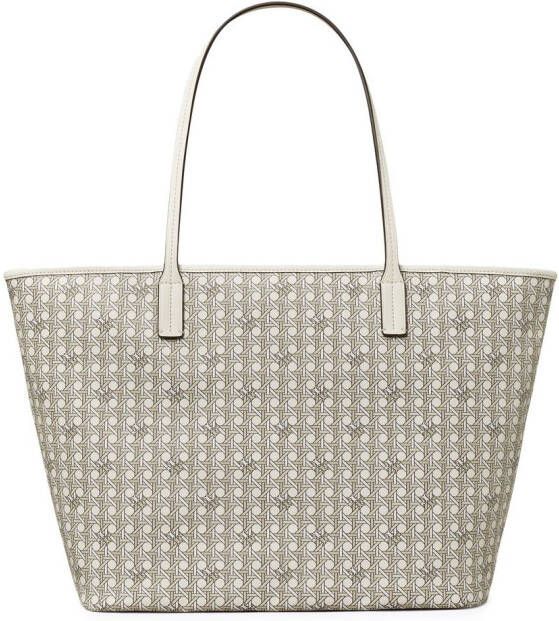 Tory Burch Ever-Ready shopper met patroon Beige