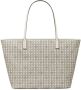 Tory Burch Ever-Ready shopper met patroon Beige - Thumbnail 3