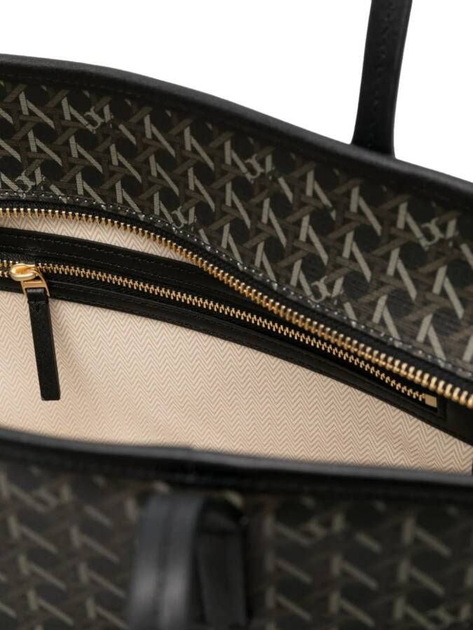 Tory Burch Ever-Ready shopper met patroon Zwart