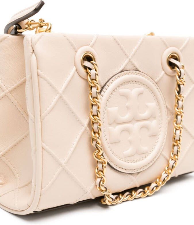 Tory Burch Fleming gewatteerde shopper Beige