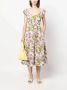 Tory Burch floral-print poplin maxi dress Paars - Thumbnail 2