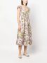 Tory Burch floral-print poplin maxi dress Paars - Thumbnail 3