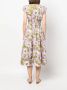 Tory Burch floral-print poplin maxi dress Paars - Thumbnail 4