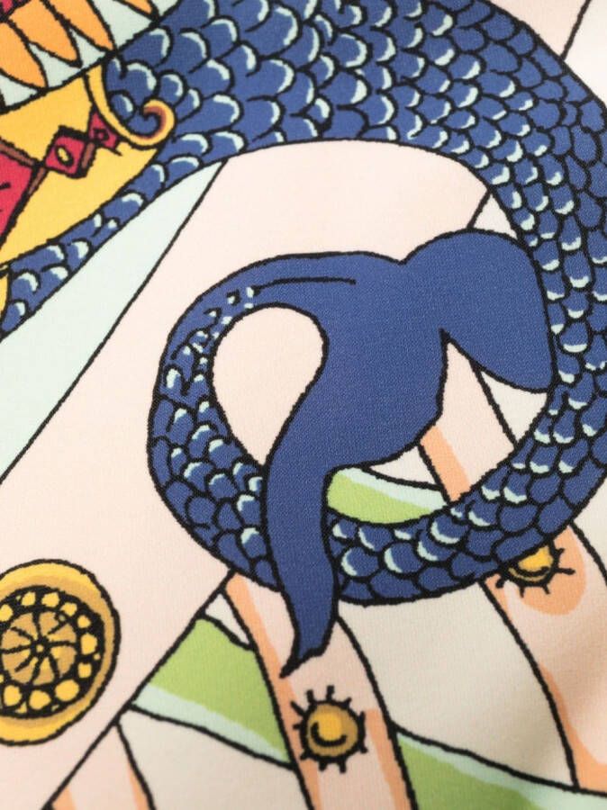 Tory Burch Bikinislip met print Groen