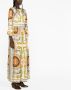 Tory Burch Jurk met grafische print Beige - Thumbnail 4