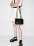 Tory Burch Kleine Kira verstelbare schoudertas met chevron streep Zwart - Thumbnail 2
