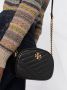 Tory Burch Kleine Kira cameratas met chevron streep Zwart - Thumbnail 3