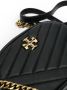 Tory Burch Kleine Kira cameratas met chevron streep Zwart - Thumbnail 5