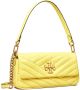Tory Burch Kleine Kira gelakte Flap schoudertas met chevron streep Geel - Thumbnail 3