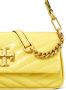 Tory Burch Kleine Kira gelakte Flap schoudertas met chevron streep Geel - Thumbnail 4