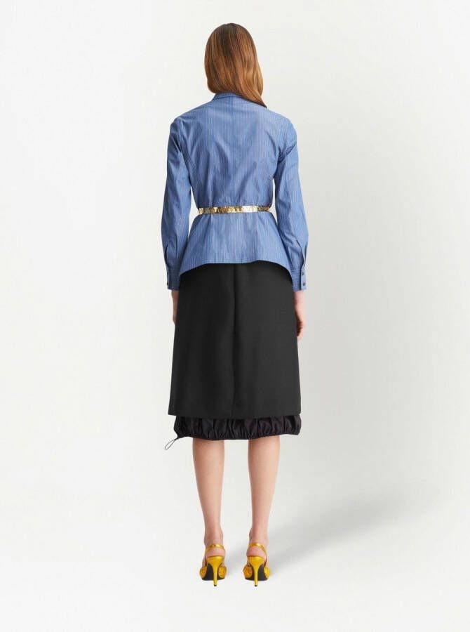 Tory Burch Rok van mohairblend Zwart