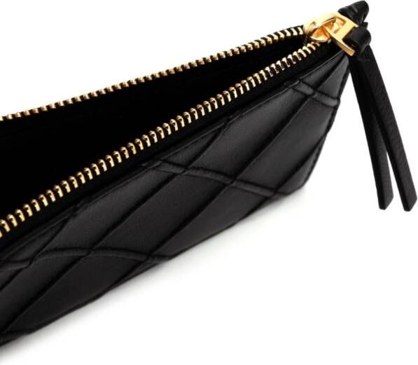 Tory Burch Fleming pasjeshouder met rits Zwart