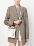 Tory Burch Leren shopper Beige - Thumbnail 2