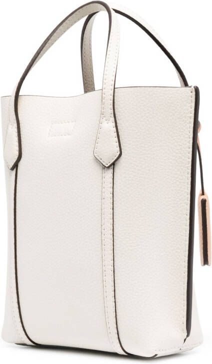 Tory Burch Leren shopper Beige