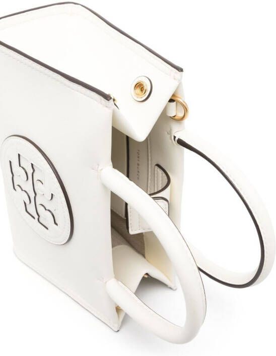 Tory Burch Leren shopper Beige