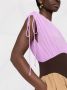 Tory Burch Maxi-jurk met colourblocking Beige - Thumbnail 3