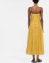 Tory Burch Midi-jurk met bloemenprint Geel - Thumbnail 4