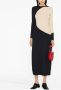 Tory Burch Midi-jurk met colourblocking Zwart - Thumbnail 2