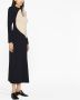 Tory Burch Midi-jurk met colourblocking Zwart - Thumbnail 3