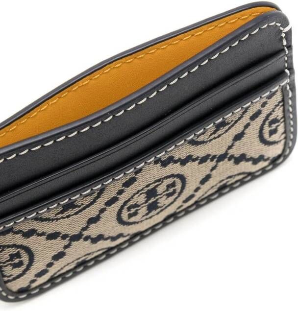 Tory Burch Pasjeshouder met monogram Zwart