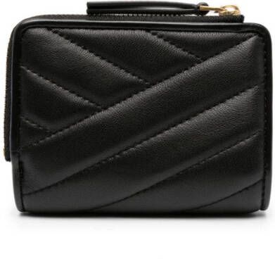 Tory Burch Portemonnee met chevron-streep Zwart