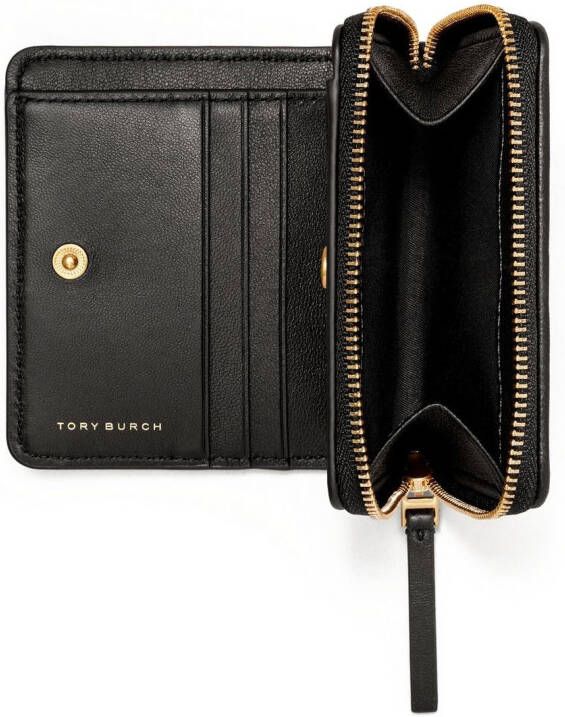 Tory Burch Portemonnee met chevron-streep Zwart