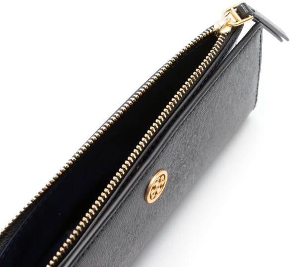 Tory Burch Robinson smalle portemonnee Zwart