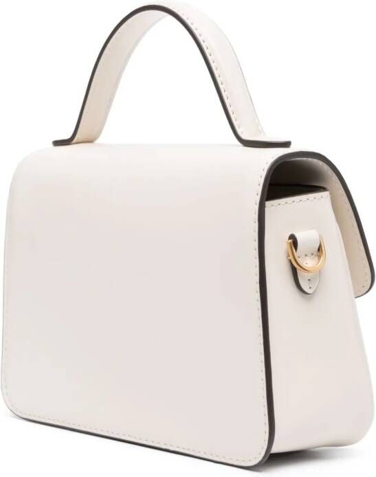 Tory Burch Robinson Spazzolato schoudertas Beige