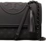 Tory Burch Fleming Matte verstelbare schoudertas Zwart - Thumbnail 4